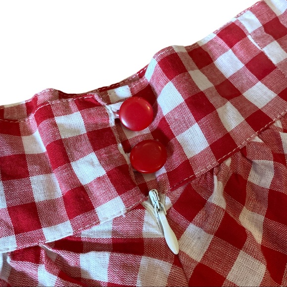Forever 21 Red Gingham Skater Skirt | Medium - Picture 6 of 9